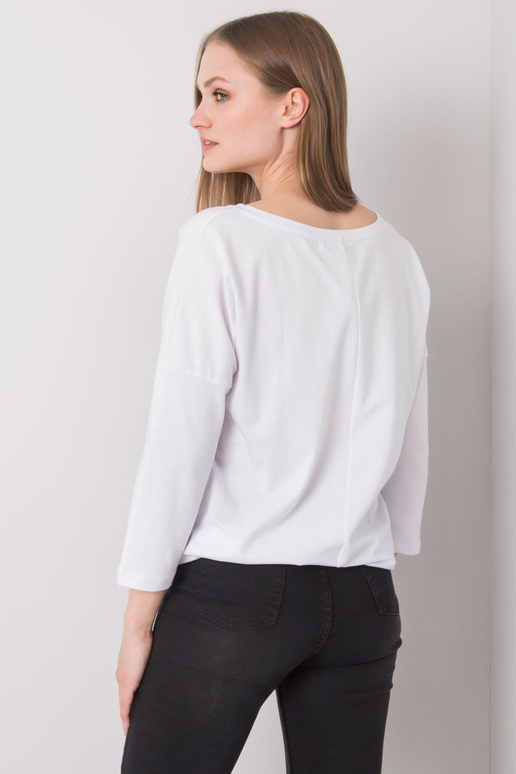 Bílá halenka s potiskem Rosita RUE PARIS