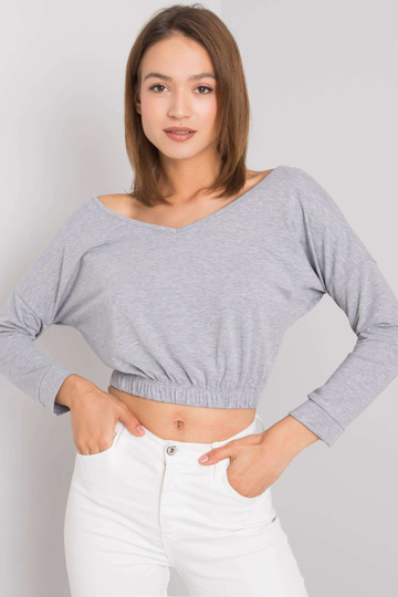 Šedá melanžová bavlněná... 2