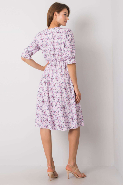 Zářivě fialové květinové šaty Basilie...