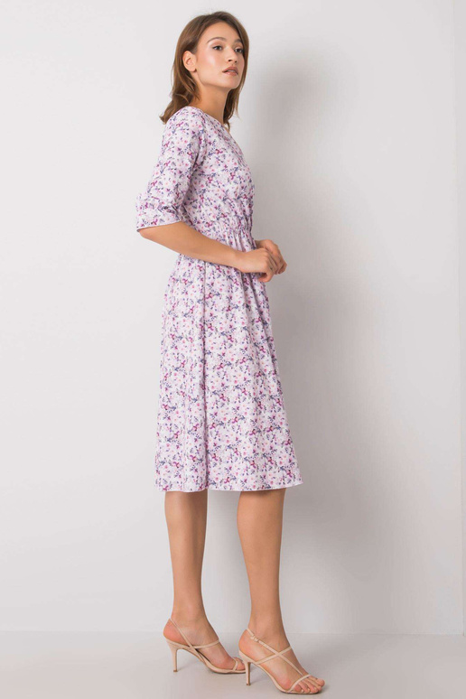 Zářivě fialové květinové šaty Basilie...