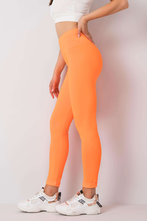 Fluo oranžové sportovní legíny Leffy