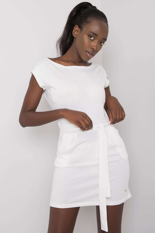 Bílé šaty Letitia DO NOT KNOW ME