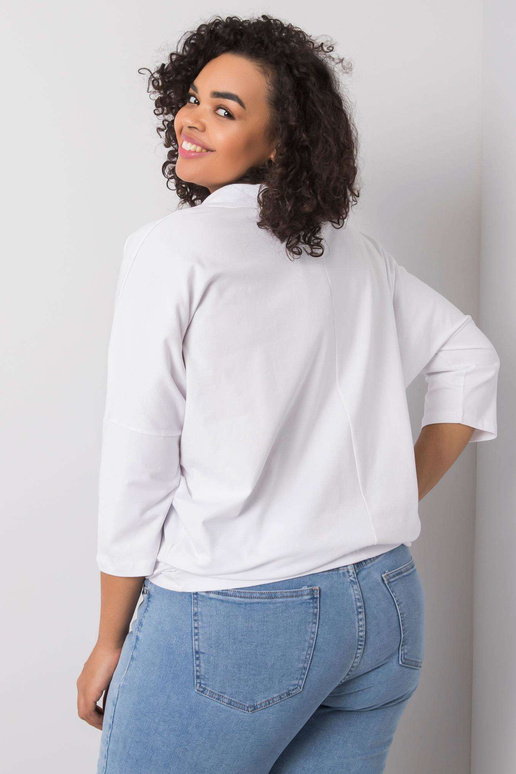 Aurea bílá bavlněná halenka