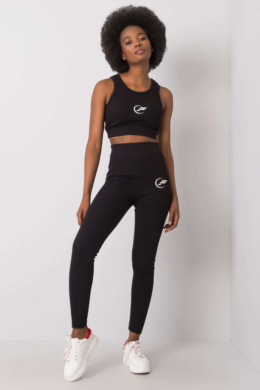 Černý sportovní set Hailie FOR FITNESS Černý sportovní set Hailie FOR FITNESS