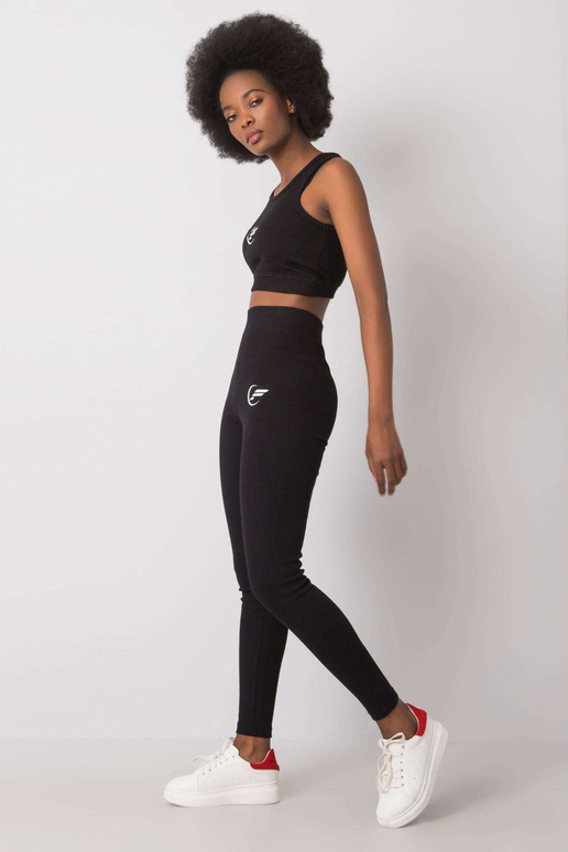 Černý sportovní set Hailie FOR FITNESS Černý sportovní set Hailie FOR FITNESS
