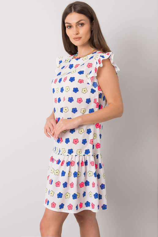 Bílé volánové šaty Eria