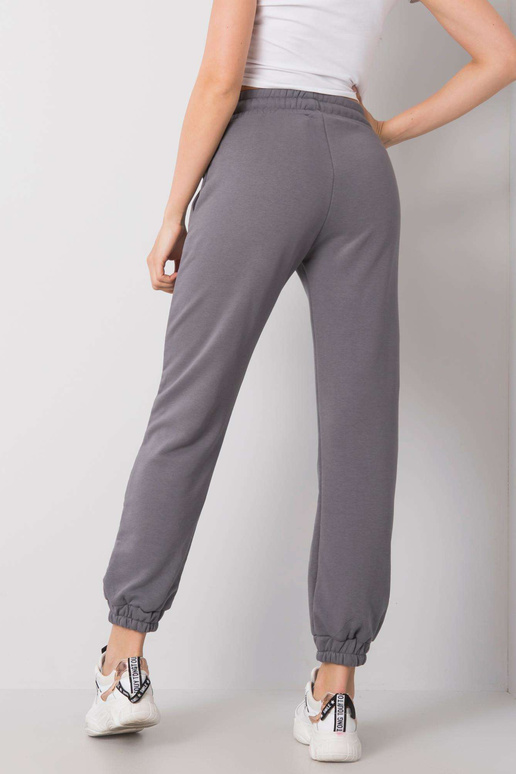 Tmavě šedé kalhoty Agueda RUE PARIS