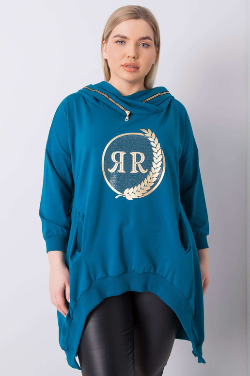 Fantasy mikina s kapucí Marine Plus Size