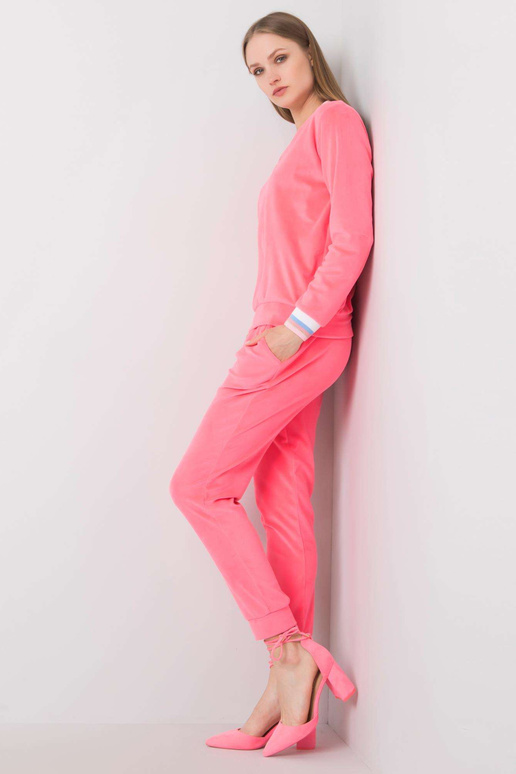 Růžový sametový set Esti RUE PARIS