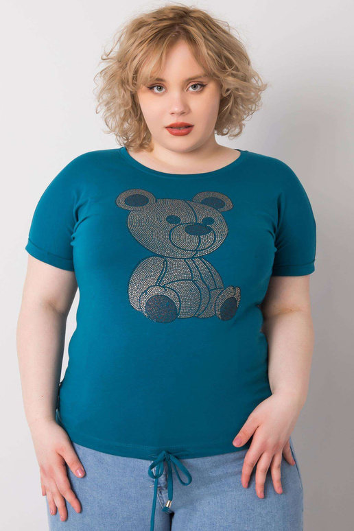 Nadměrná mořská halenka s kamínky Luce