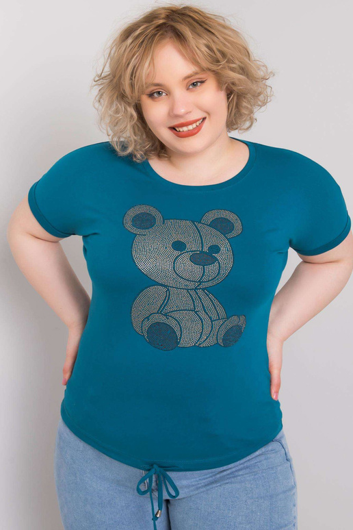 Nadměrná mořská halenka s kamínky Luce