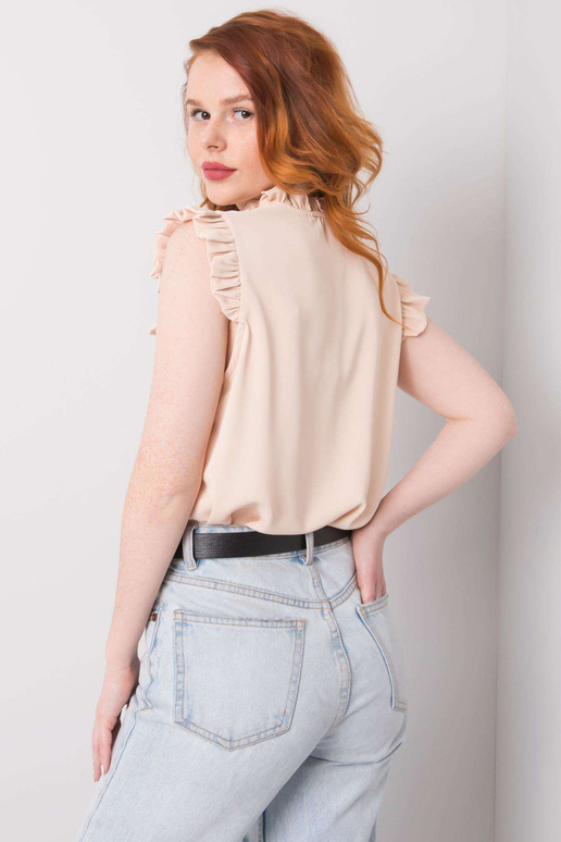 Světle béžová společenská halenka...