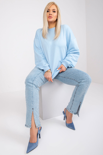 Světle modrá bavlněná...