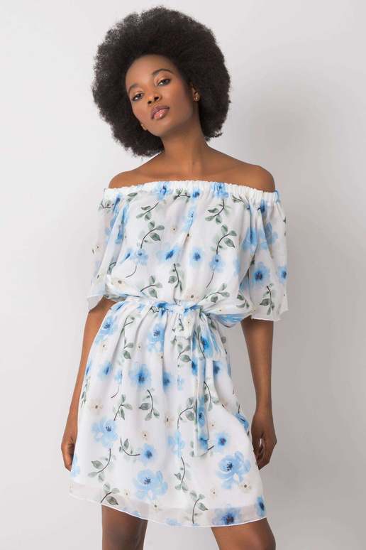 Bílé květinové šaty Yamileth