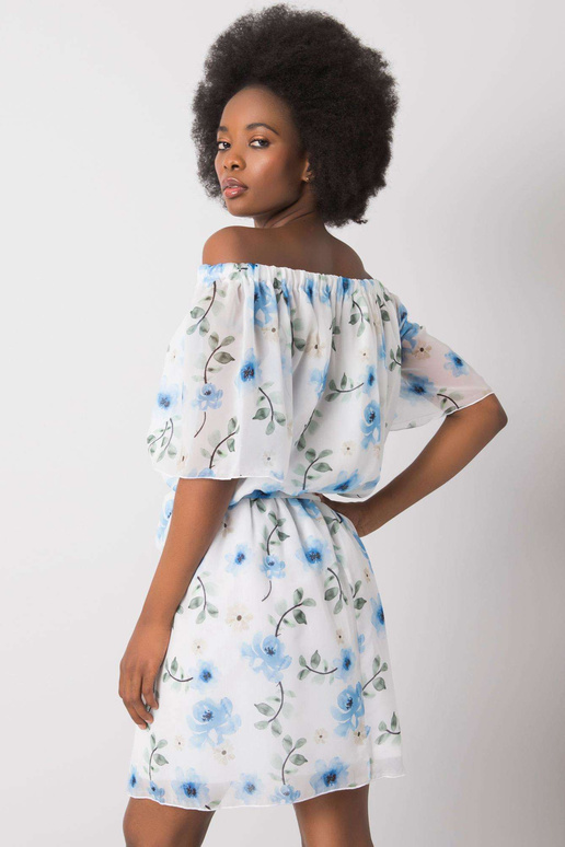 Bílé květinové šaty Yamileth