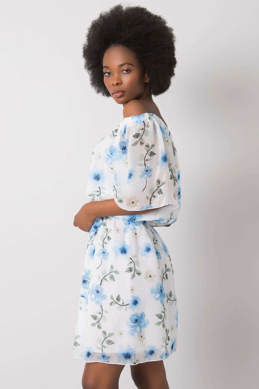 Bílé květinové šaty Yamileth