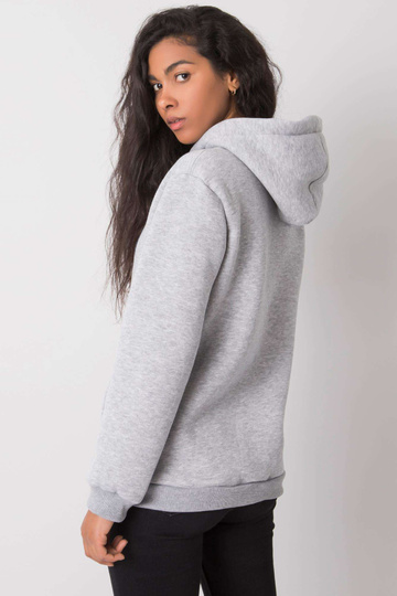 Šedá melanžová mikina s... 2