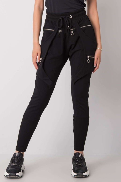 Černé tepláky Megan