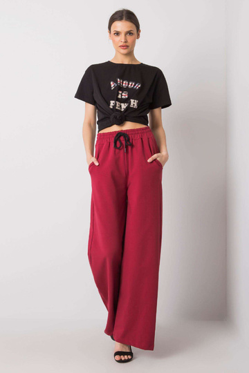 Vínové tepláky Abril 2