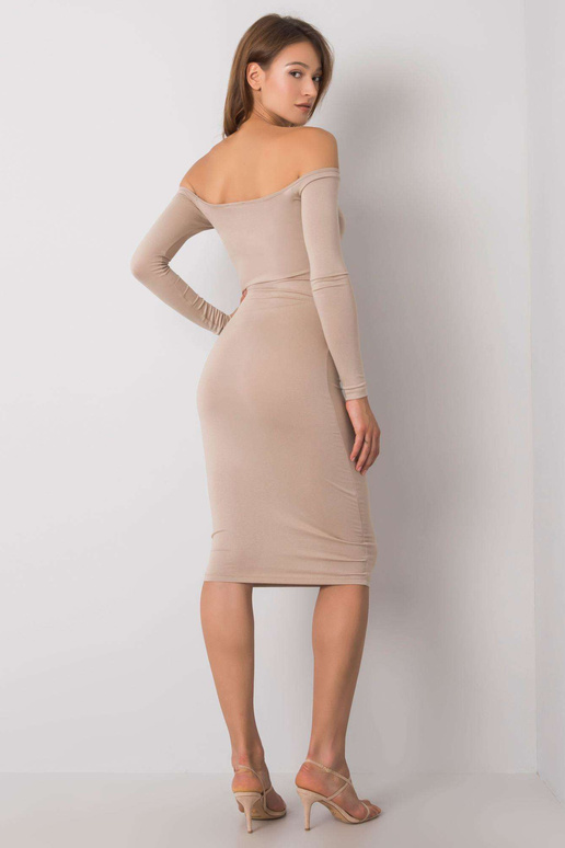 Béžové šaty Margaux RUE PARIS