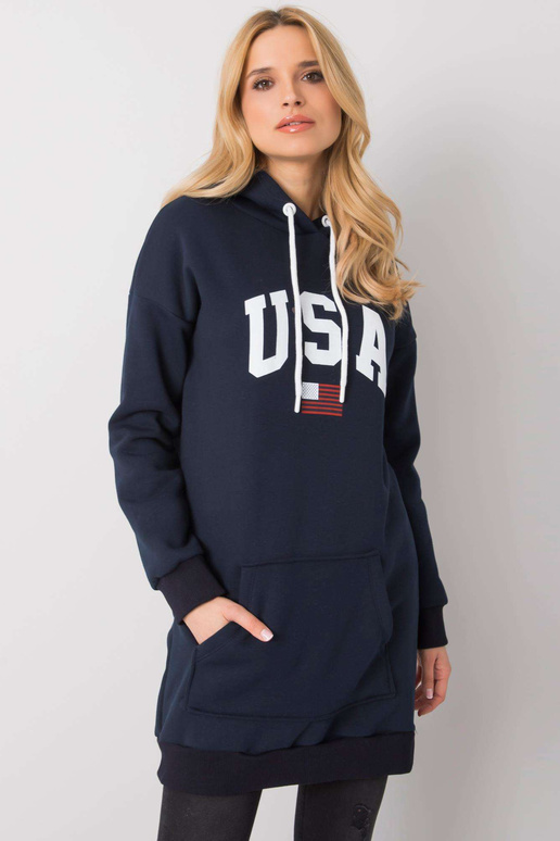 Námořnická modrá klokaní mikina Yetty...