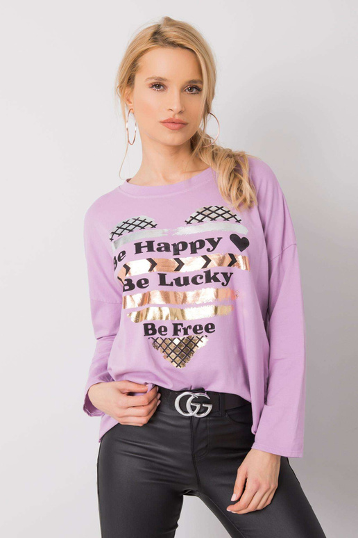 Fialová halenka Miriana s dlouhým...