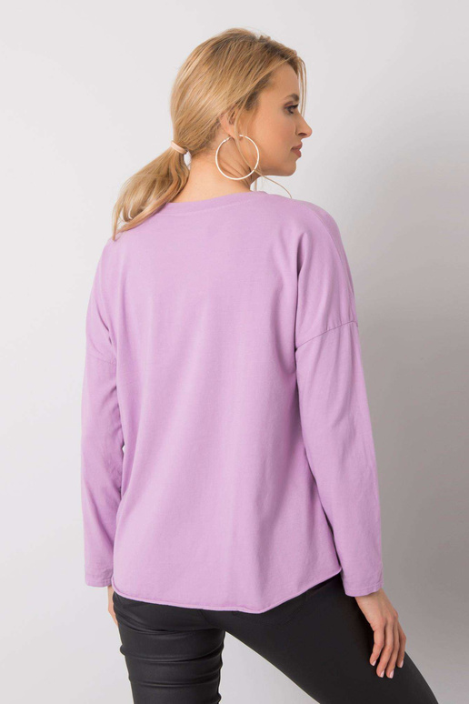 Fialová halenka Miriana s dlouhým...