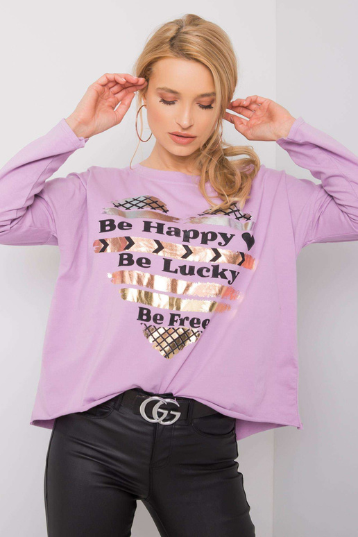 Fialová halenka Miriana s dlouhým...