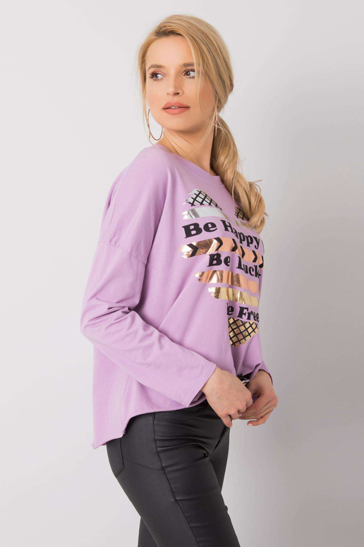 Fialová halenka Miriana s dlouhým...