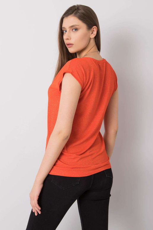 Oranžová proužkovaná halenka Giselle...