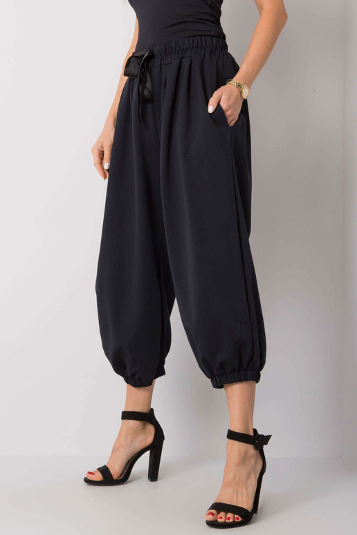 Tmavě modré tepláky Ferro Wide Leg