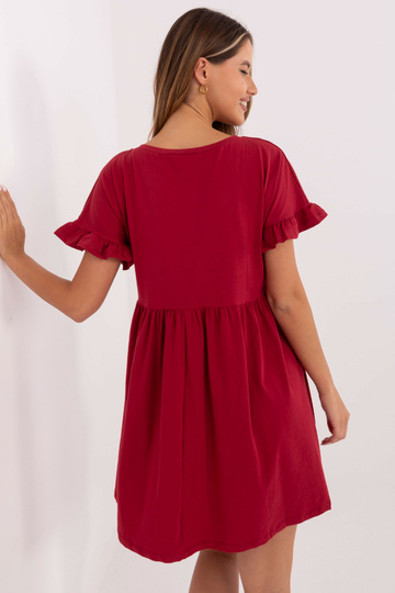 Vínové šaty Marietta RUE PARIS 2