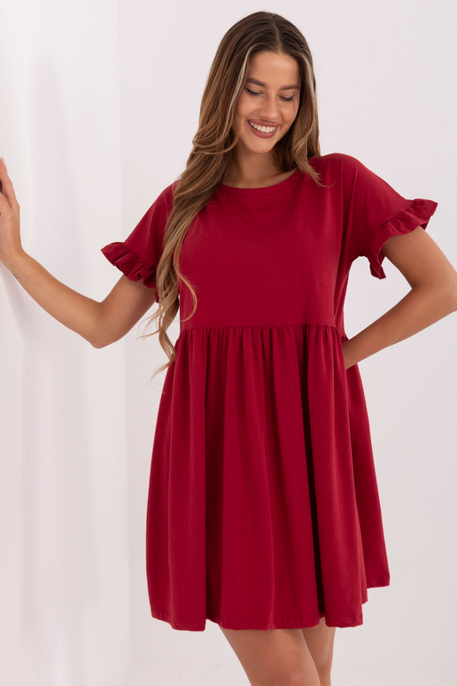 Vínové šaty Marietta RUE PARIS