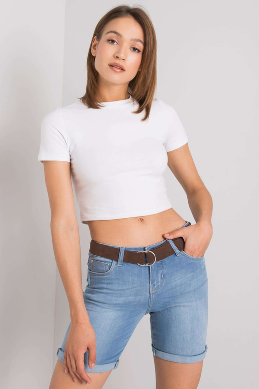 Světle modré dámské kraťasy Albertine...