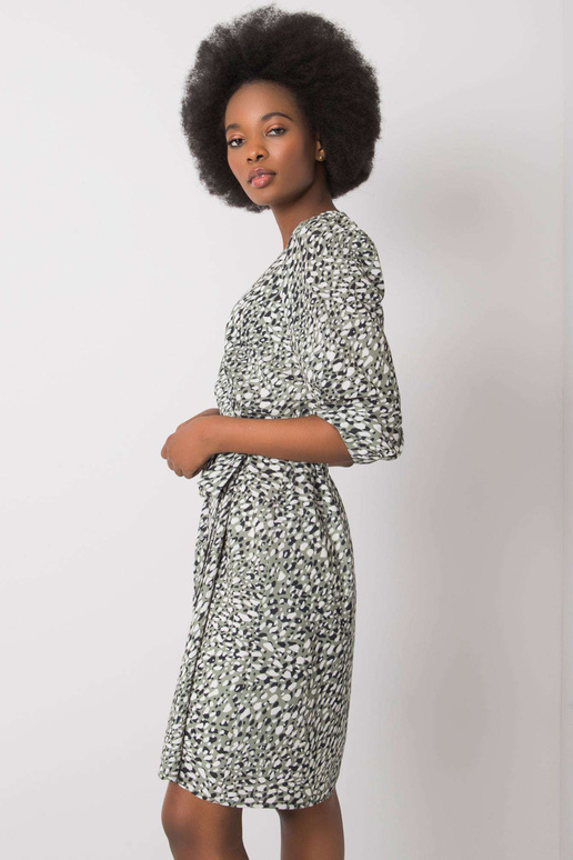 Zelené šaty s potiskem Jianna