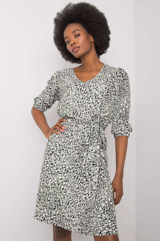 Zelené šaty s potiskem Jianna