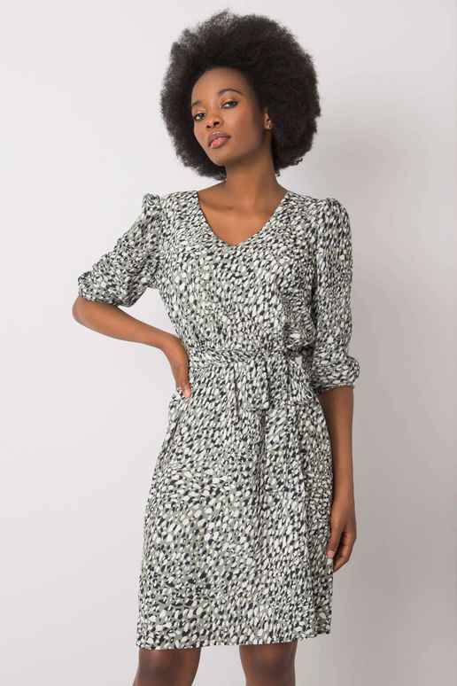 Zelené šaty s potiskem Jianna