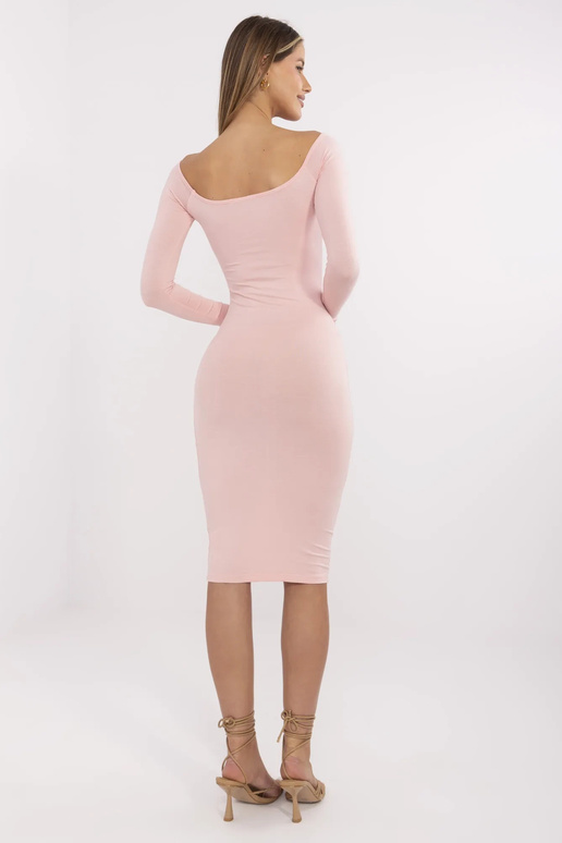 Světle růžové šaty Margaux RUE PARIS