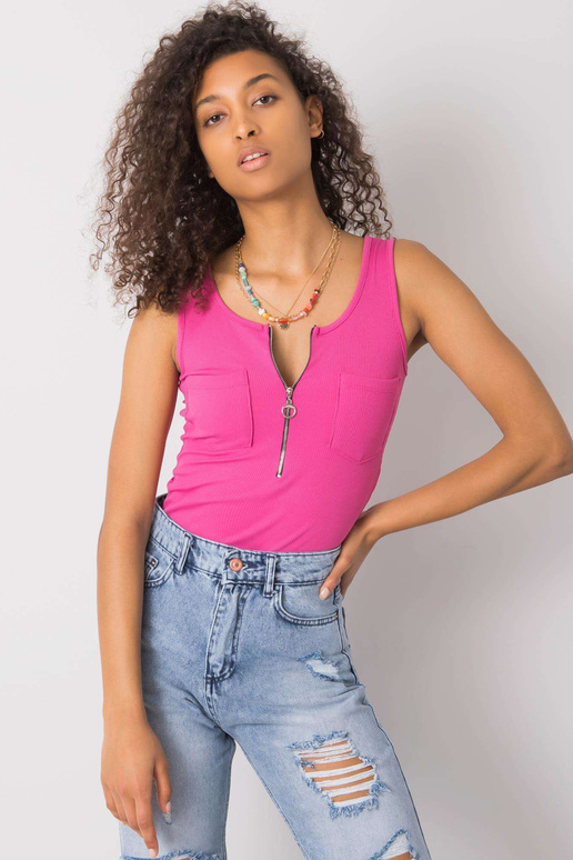 Růžový top s Rosalindovými kapsami Růžový top s Rosalindovými kapsami