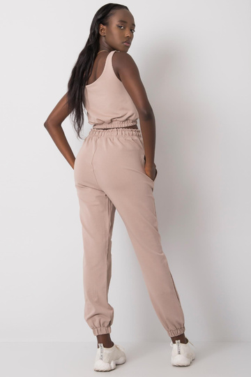 Tmavě béžová tepláková... 2