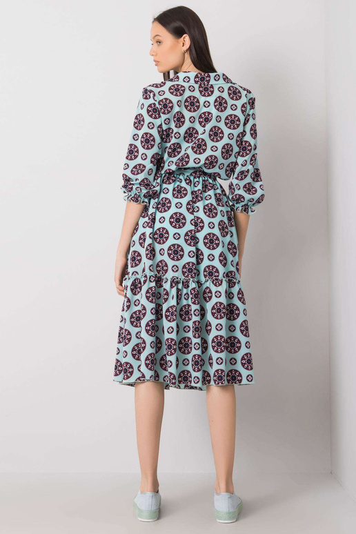 Mint šaty s potiskem Avelina