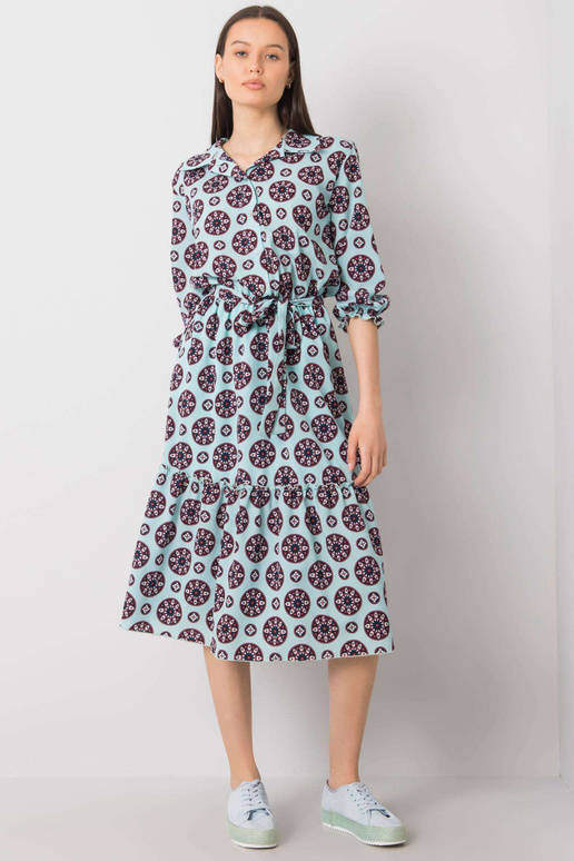 Mint šaty s potiskem Avelina