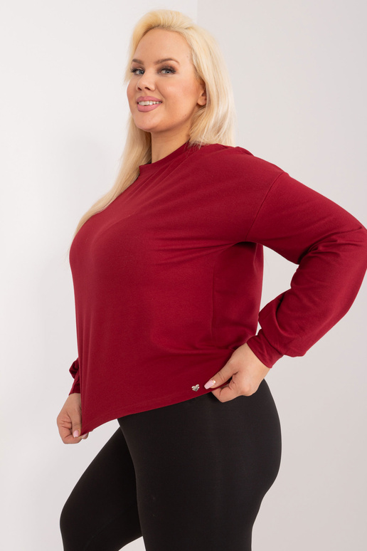 Vínová mikina větší velikosti Florentia