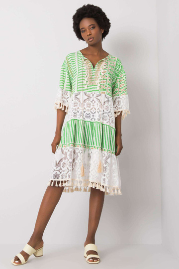 Nayeliiny zelené boho šaty 2