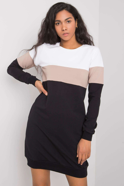 Šaty-RV-SK-5869.04-bílo-černé Šaty-RV-SK-5869.04-bílo-černé