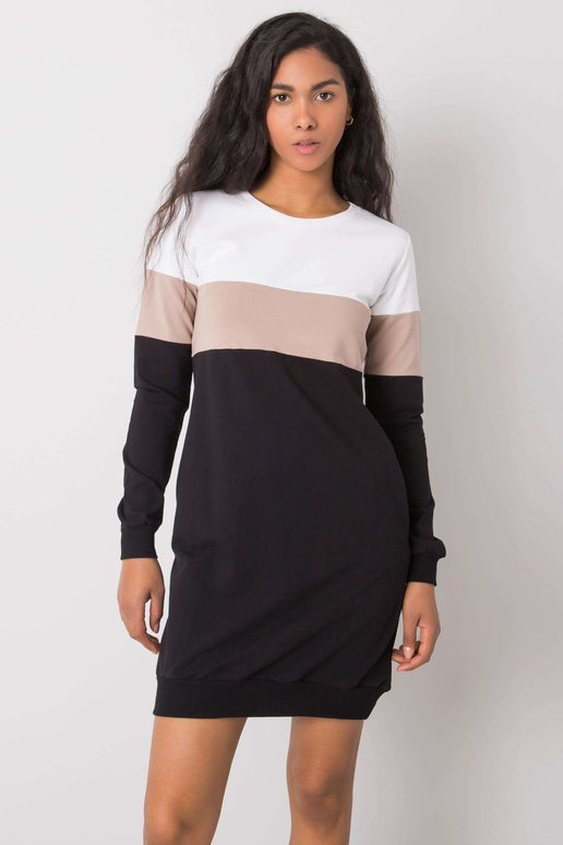 Šaty-RV-SK-5869.04-bílo-černé Šaty-RV-SK-5869.04-bílo-černé