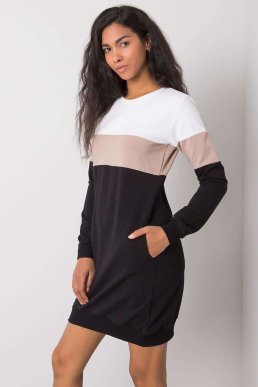 Šaty-RV-SK-5869.04-bílo-černé Šaty-RV-SK-5869.04-bílo-černé