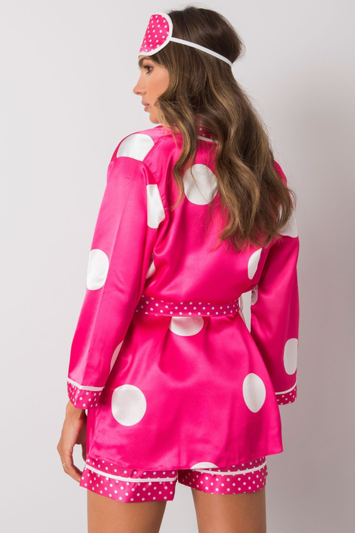 Fuchsiová dámská noční sada