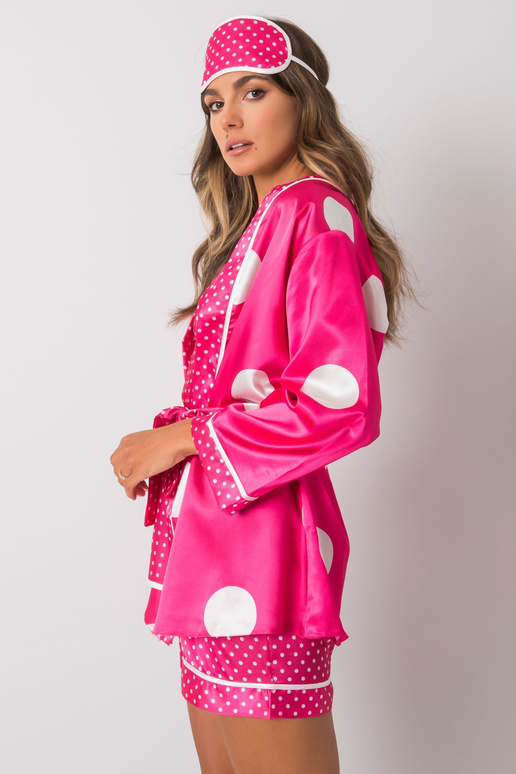 Fuchsiová dámská noční sada