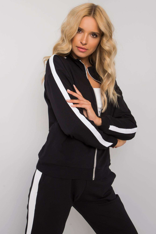 Černý dámský set s pruhy Aliana